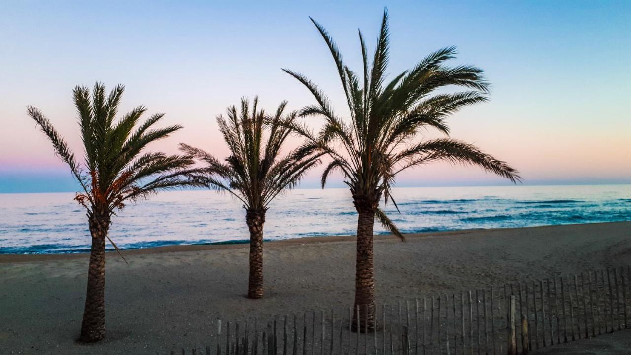 Appart Mezzanine Vue Mer Et Plage, Parking Wifi Tv Le Barcarès Dış mekan fotoğraf