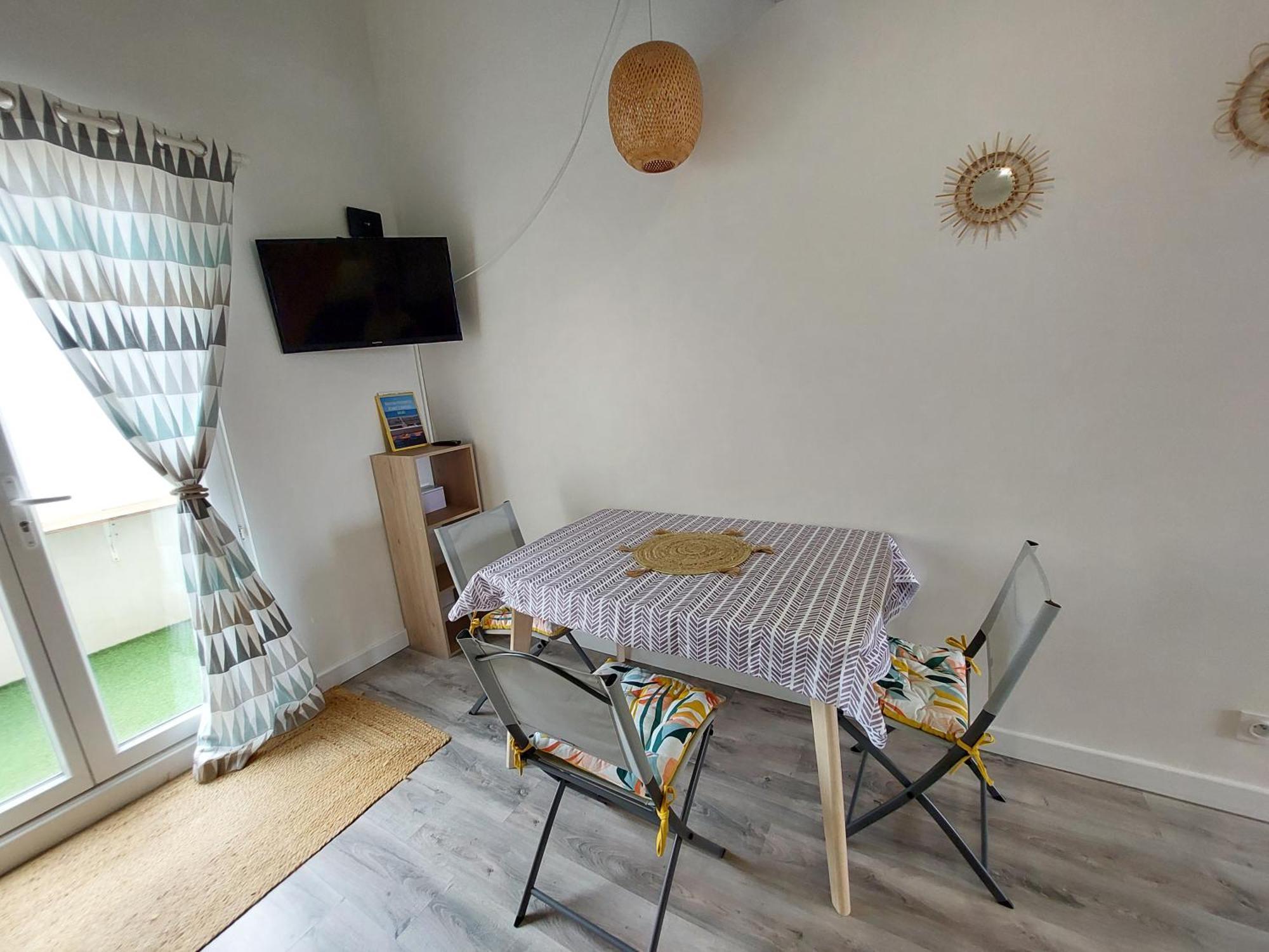 Appart Mezzanine Vue Mer Et Plage, Parking Wifi Tv Le Barcarès Dış mekan fotoğraf